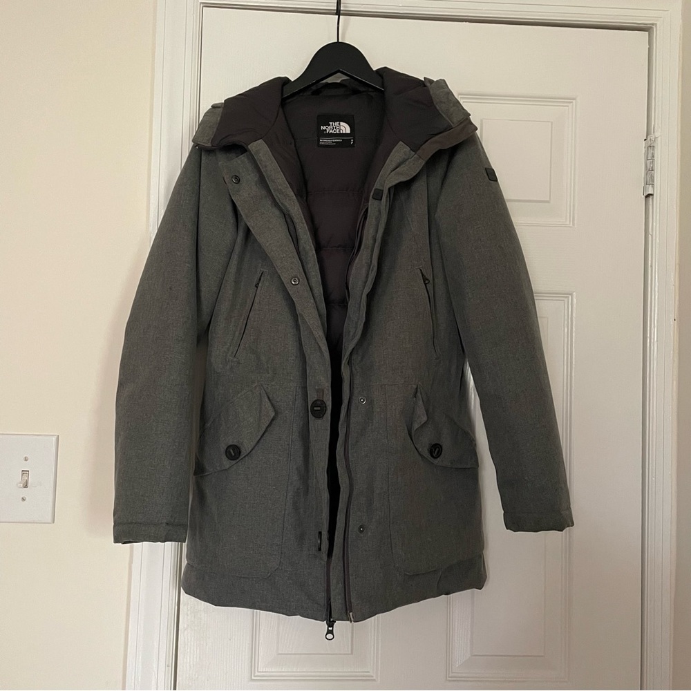 North Face - Grey Mauna Kea Parka - Size S